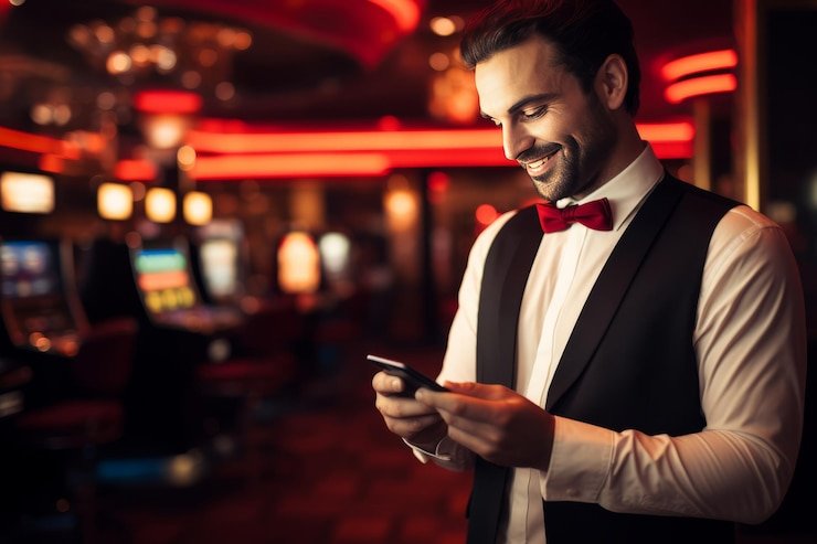 Tampilan antarmuka slot online busanslot di layar ponsel pengguna Indonesia